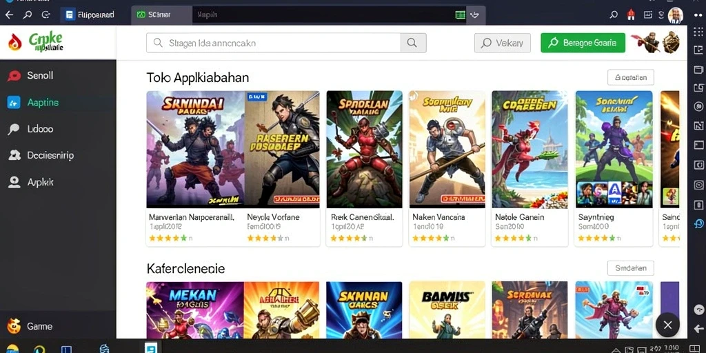 Tampilan antarmuka yang menarik dan mudah digunakan.