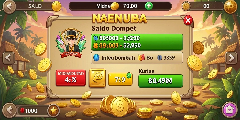 Tampilan utama yang memukau untuk gameplay yang seru.
