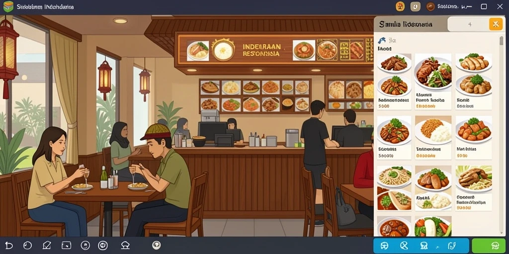 Tampilan awal aplikasi yang menarik dan intuitif.
