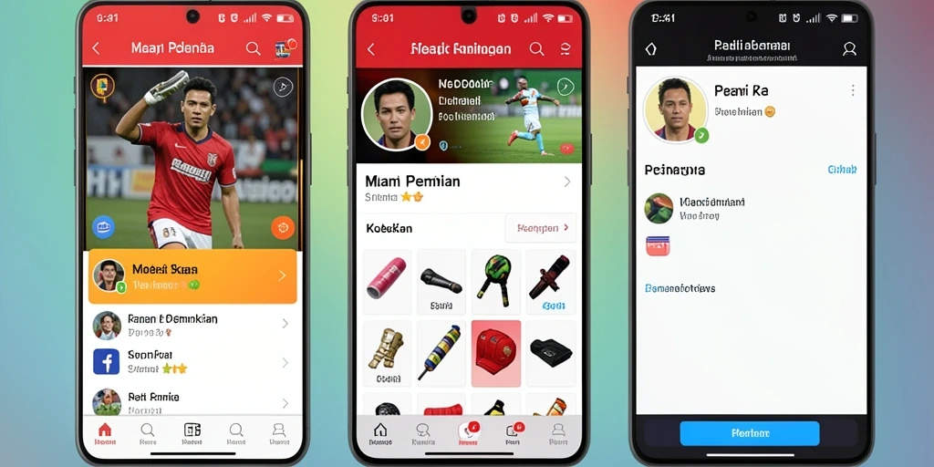 Tampilan antarmuka HOKIRAJA yang modern dan menarik.