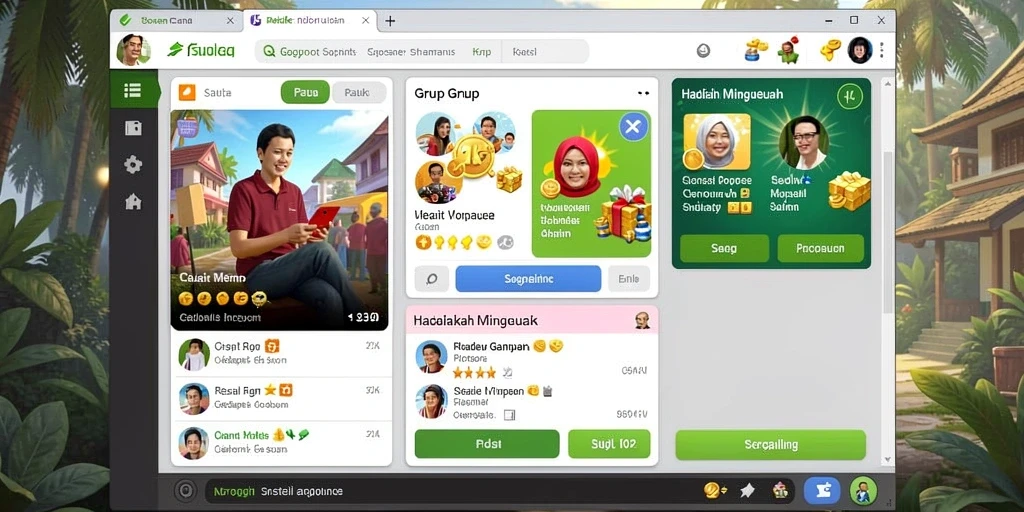 Tampilan antarmuka yang user-friendly.
