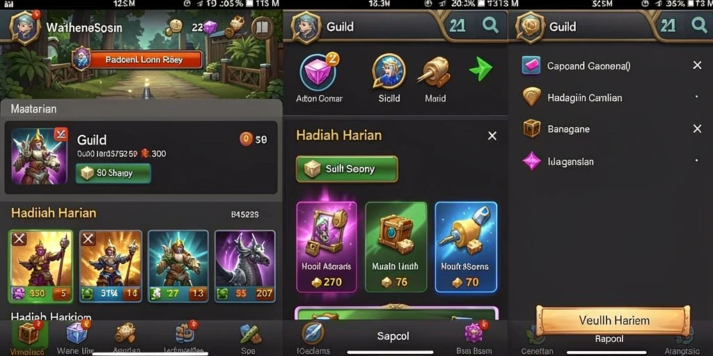 Tampilan grafis menarik dengan warna cerah.
