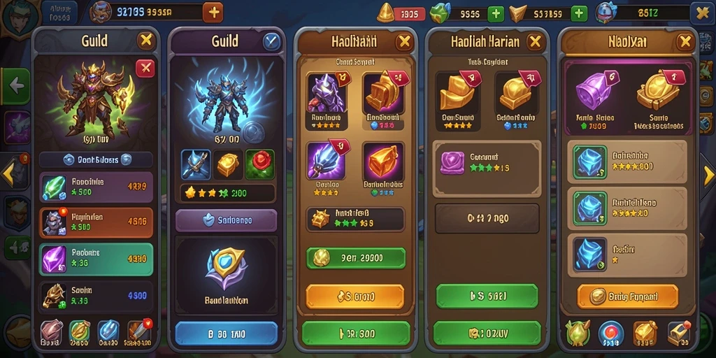 Tampilan awal game yang menarik dan penuh warna.