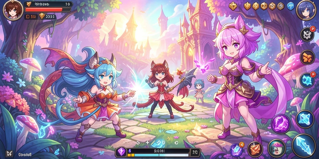 Screenshot menunjukkan interface utama game REJEKI yang menarik.